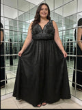 Vestido Largo Negro-Estilo