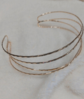 Choker para cuello. Enchapado en dorado
