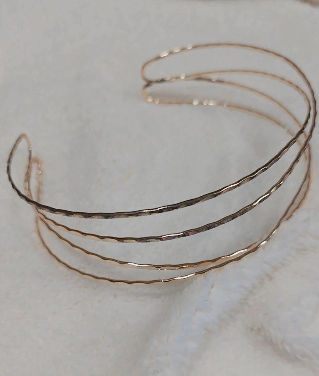 Choker para cuello. Enchapado en dorado